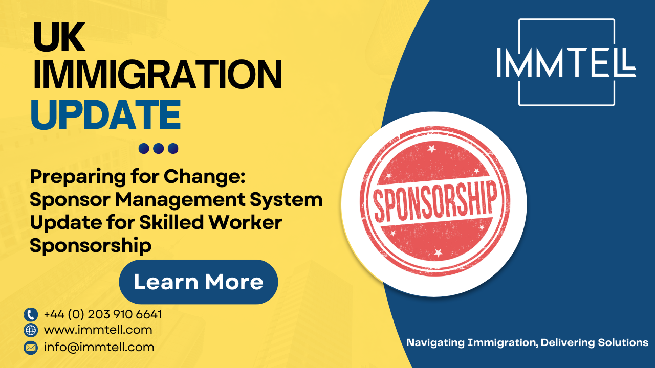 Preparing for change sponsor management system update for skilled worker sponsorship | immtell